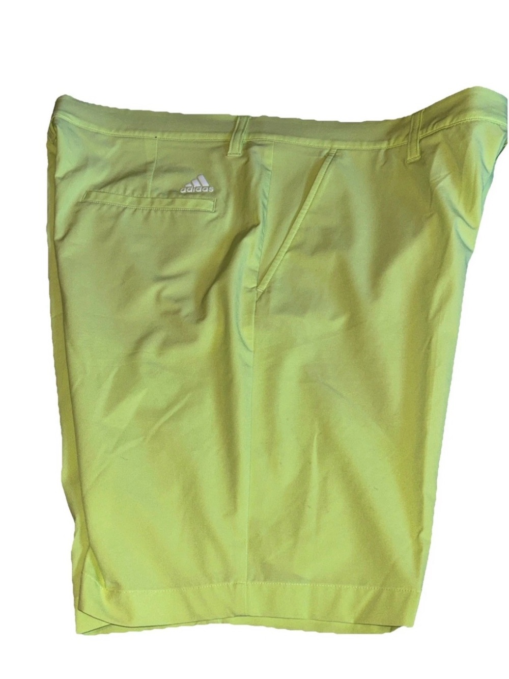 Adidas Prime Green Lightweight Golf Short Pants Sz 36 Rare Volt Green Excellent